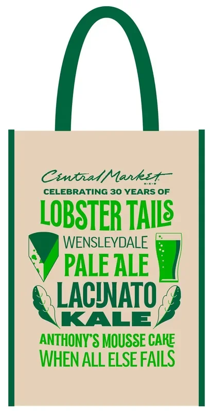 Central Market 30th Anniversary Cotton Tote Bag