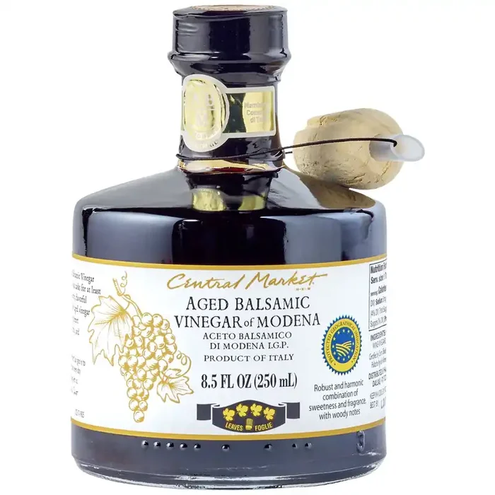 Central Market Aged Balsamic Vinegar of Modena – 8.45 oz