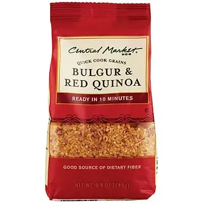 Central Market Bulgar And Red Quinoa Quick Cook Grains