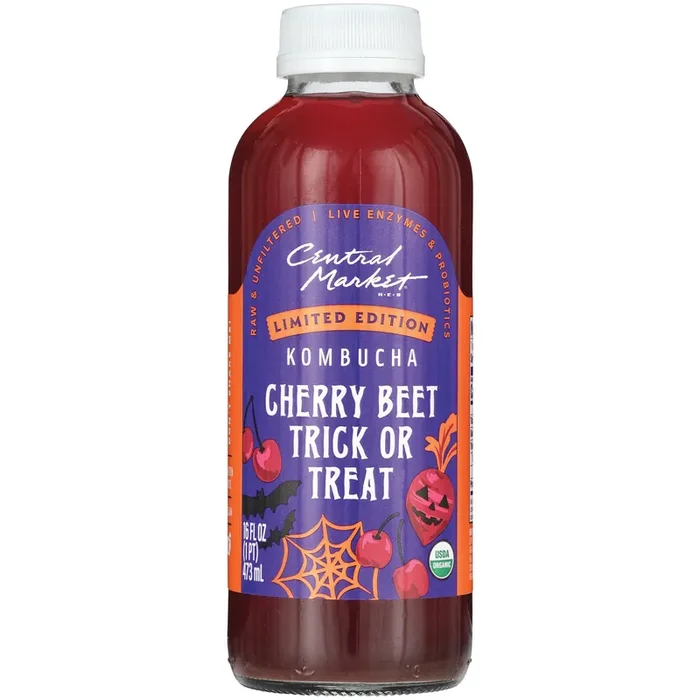 Central Market Cherry Beet Trick or Treat Kombucha