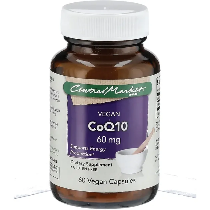 Central Market CoQ10 60mg Vegan Capsules