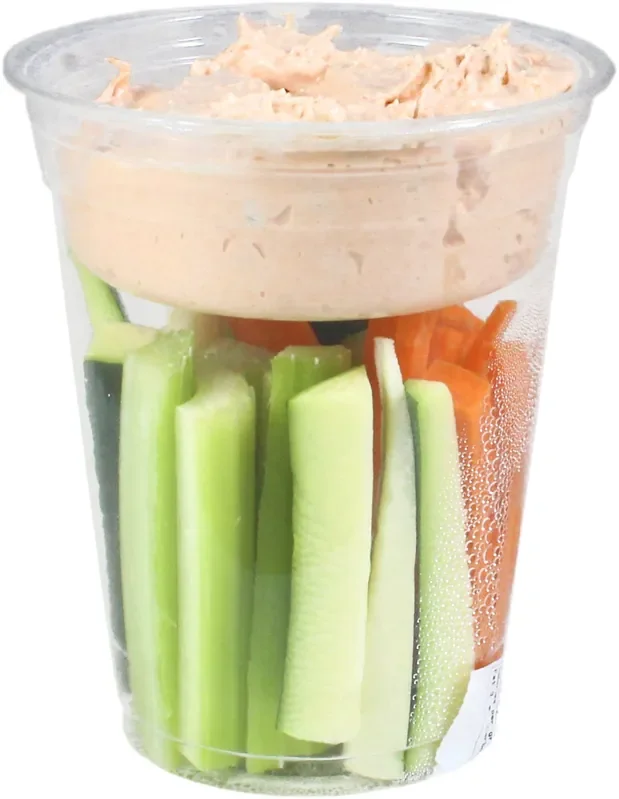 Central Market Crudite Cup with Love Dip