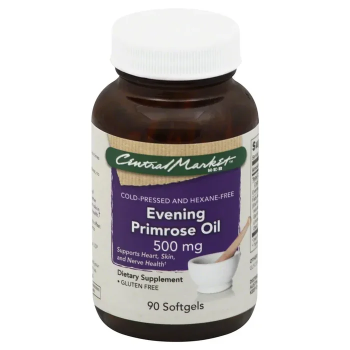 Central Market Evening Primrose Oil 500 mg Softgels