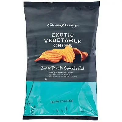 Central Market Exotic Sweet Potato Crinkle Cut Vegetable Chips