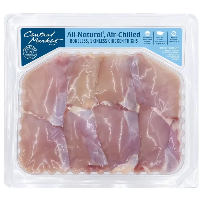 Central Market Grade A Boneless Skinless Chicken Thigh