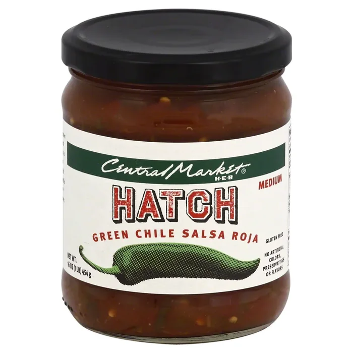 Central Market Hatch Green Chile Roja Medium Salsa