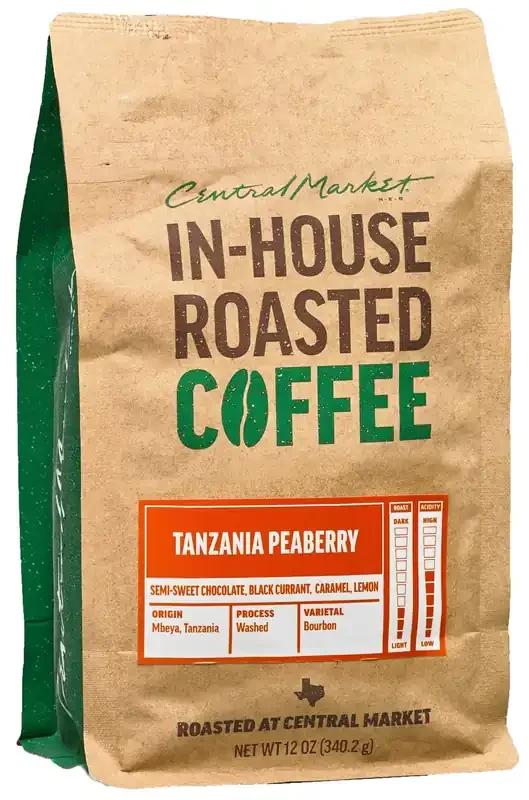 Central Market In-House Roasted Tanzania Peaberry Coffee