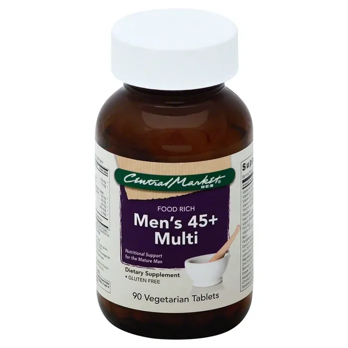 Central Market Mens 45+ Multi Food Rich Vegetarian Tablets