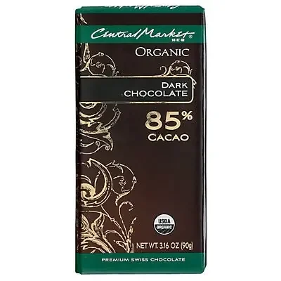 Central Market Organic 85% Cacao Dark Chocolate