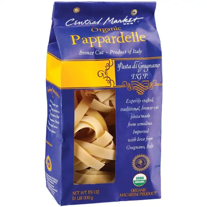 Central Market Organic Bronze-Cut Pappardelle Pasta