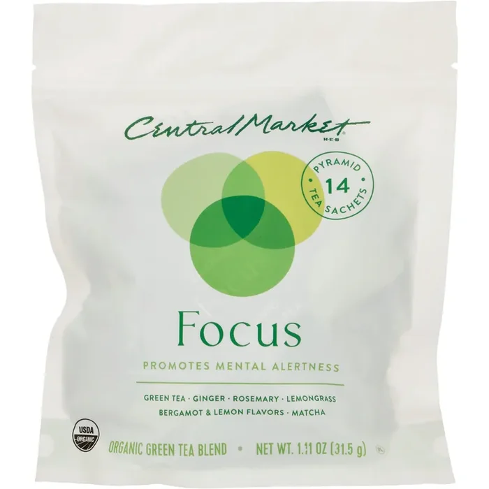 Central Market Organic Herbal Tea Blend – Focus
