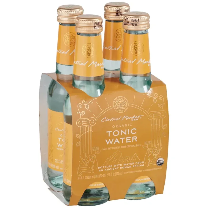 Central Market Organic Tonic Water 6.8 oz, Glass Bottles