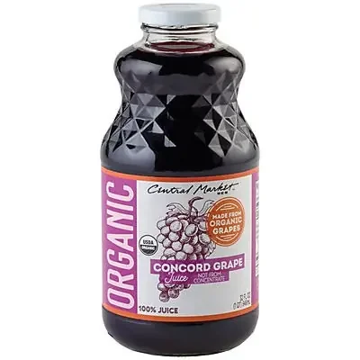 Central Market Organics 100% Concord Grape Juice – 32 oz