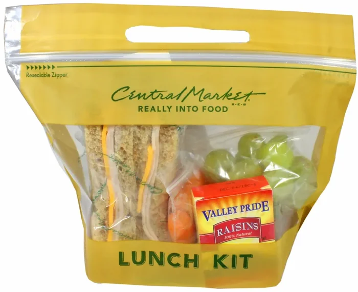 Central Market Turkey and Cheese on Whole Wheat Lunch Kit