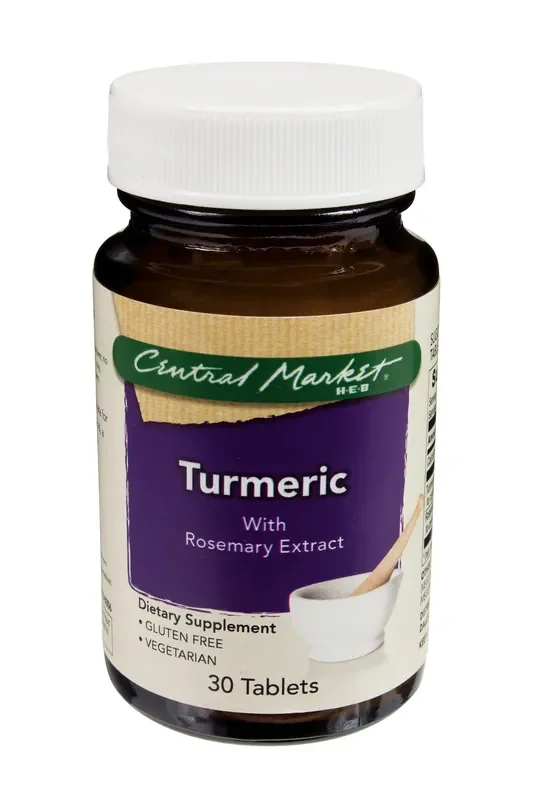Central Market Turmeric Vegetable Capsules