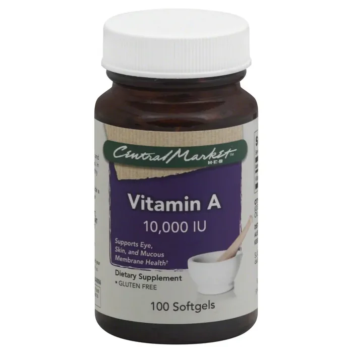 Central Market Vitamin A 10000 IU Softgels