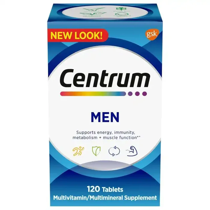 Centrum Men Multivitamin / Multimineral Dietary Supplement Tablets – 120ct