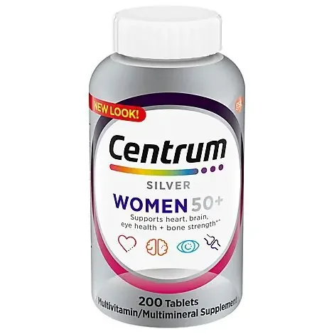 Centrum Silver Womens Multivitamin Tablets – 200 Count