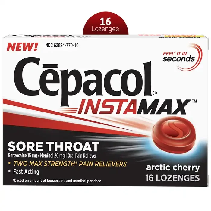 Cepacol Max Cherry Lozenges