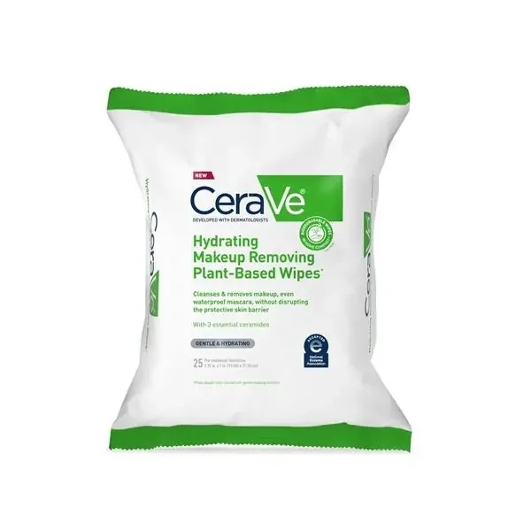 CeraVe Hydrating Plant Based Makeup Removing Wipes