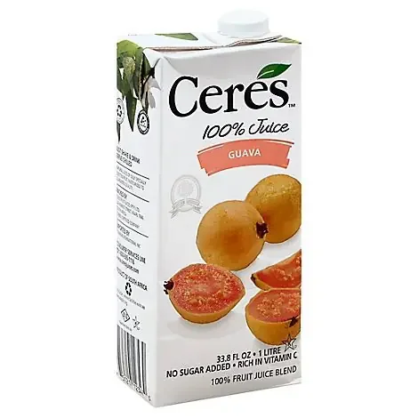 Ceres Guava 100% Fruit Juice Blend No Sugar Added – 1 Liter