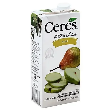 Ceres Juice Pear- 33.8 fl oz