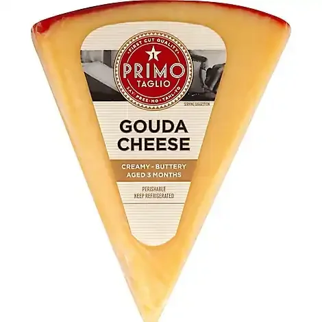 Certified Angus Beef Primo Taglio Red Wax Gouda Wedge