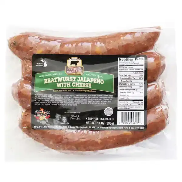 Certified Angus Beef Smoked Regular Bratwurst
