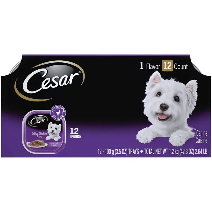 Cesar Grilled Chicken Flavor Wet Dog Food