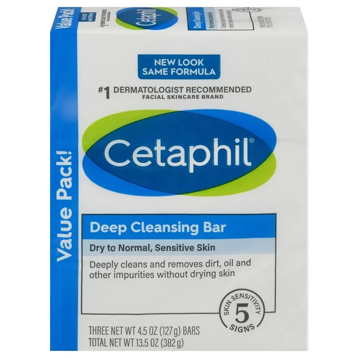 Cetaphil Value Pack Deep Cleansing Bar Value Pack 3 – 4.5 oz Bars