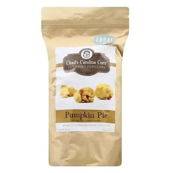 Chad‘s Carolina Corn Gourmet Popcorn Pumpkin Pie