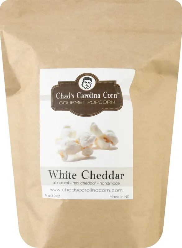 Chad‘s Carolina Corn Gourmet White Cheddar Popcorn 3.9 oz