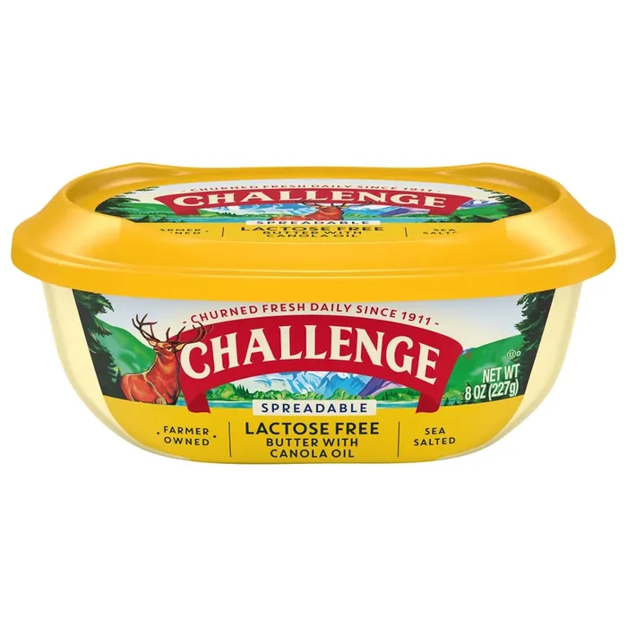 Challenge Butter Lactose Free Spreadable Clarified Butter with Canola Oil – 8 oz
