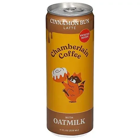 Chamberlain Coffee Latte Oatmilk Cinnamon Bun Ready To Drink – 11 Fl. Oz.
