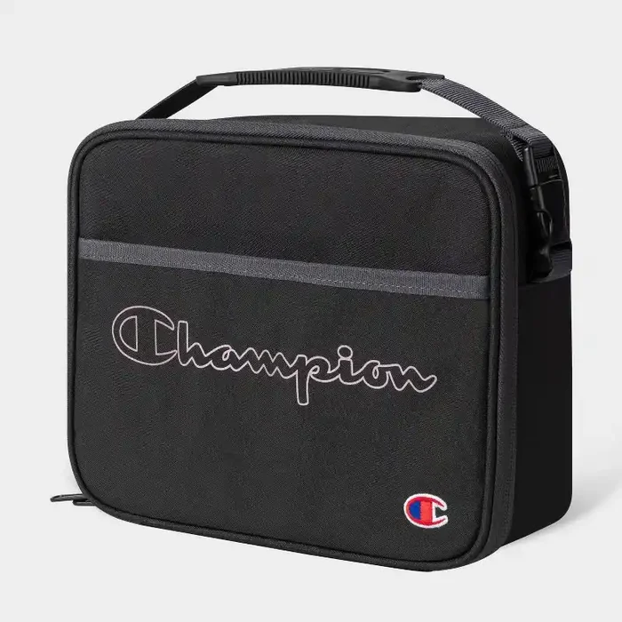 Champion Center Lunch Kit with Tray – Black/Pink