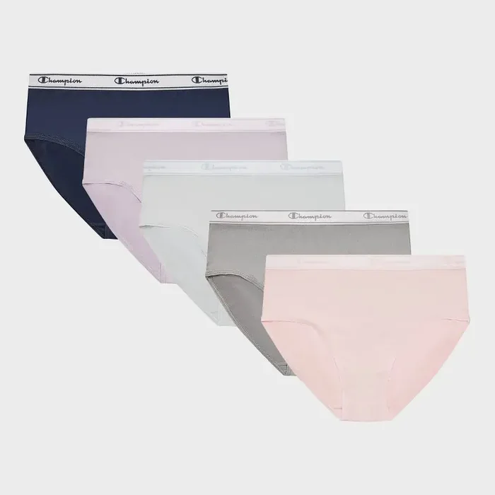 Champion Girls‘ 5pk Authentic Originals Briefs – S