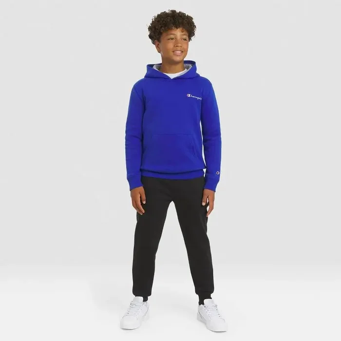 Champion Kids‘ Signature ‘surf the Web‘ Fleece Hoodie – Blue XL