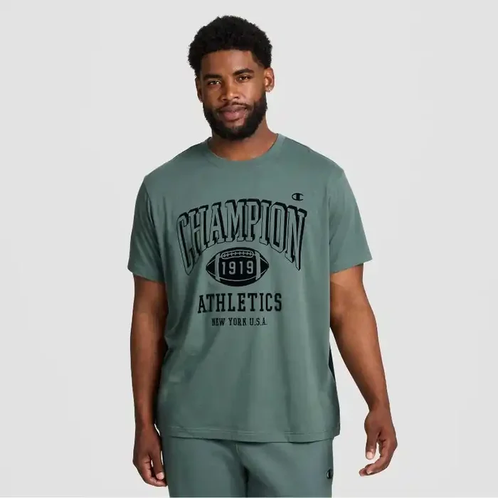 Champion Men‘s Graphic T-Shirt – Dark Forest L