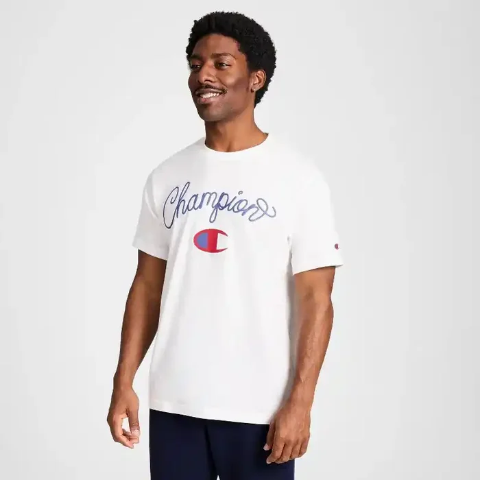 Champion Men‘s Graphic T-Shirt – White XXL