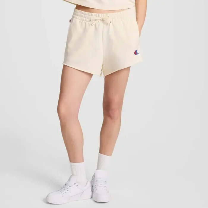 Champion Women‘s French Terry Pull-On Shorts – Cream L