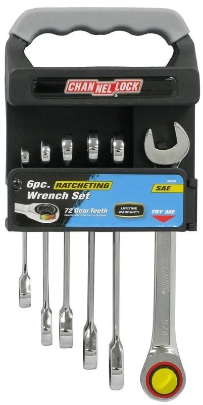 Channellock 6 Piece Ratcheting Wrench Set