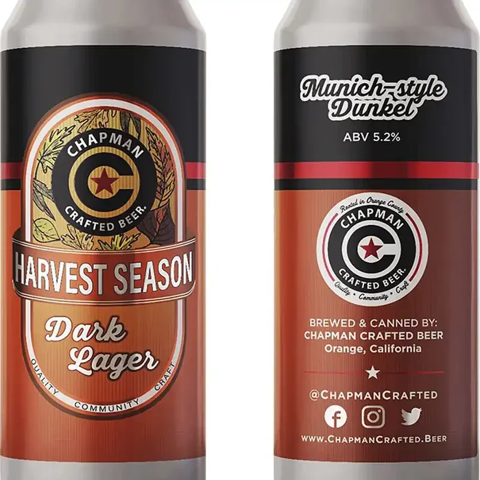 Chapman Crafted Beer Chapman Harvest Season Dark Lager