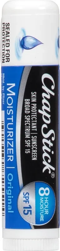 ChapStick Broad Spectrum SPF 15 Original Moisturizer Skin Protectant 0.15 oz