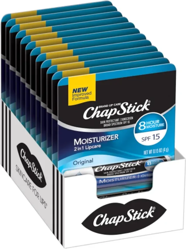 Chapstick Spf 15 Lip Balm Stick- Hydrating and Sun Protection For Your Lips