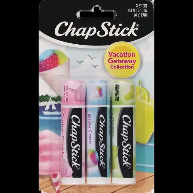 Chapstick, Vacation Getaway Variety, 3 Ct
