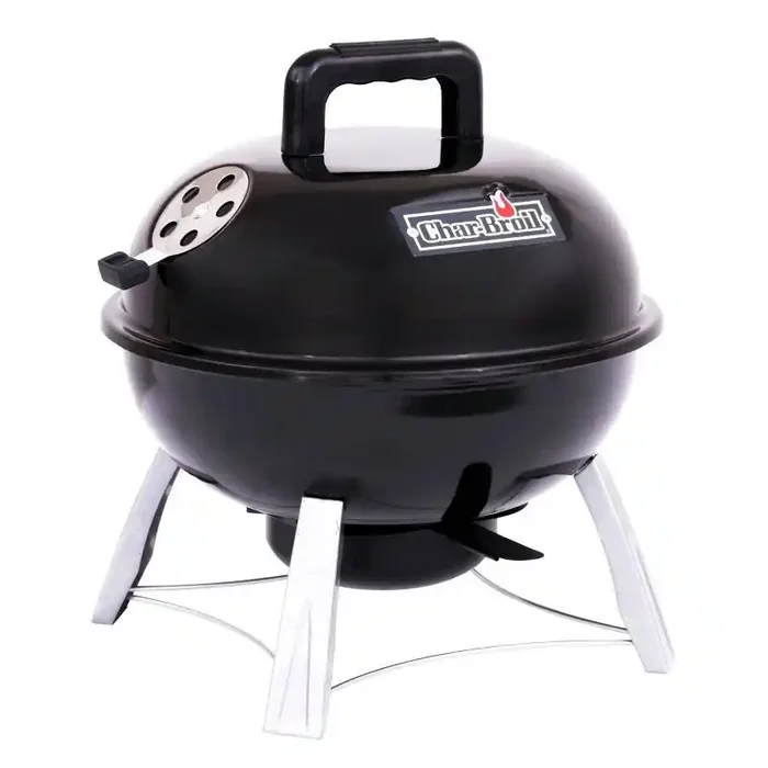 Char-Broil 14″ Portable Kettle Charcoal Grill Black Model 13301719 Outdoor BBQ, Compact, Weather-Resistant