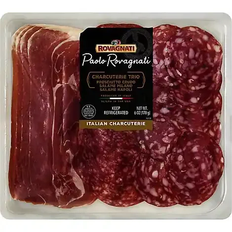 Charcuterie Trio Salami Pack Milano Napoli Hot Soppressata – 6 Oz