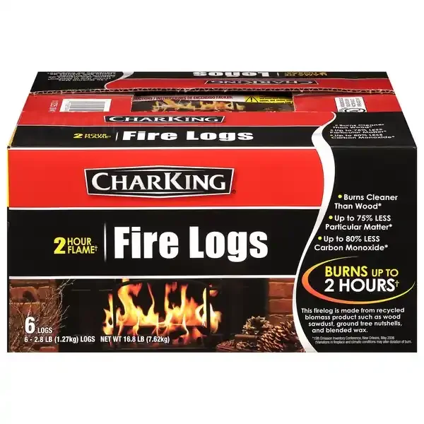 CharKing 2-Hour Fire Logs