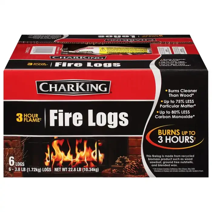 CharKing Fire Logs 6 ea