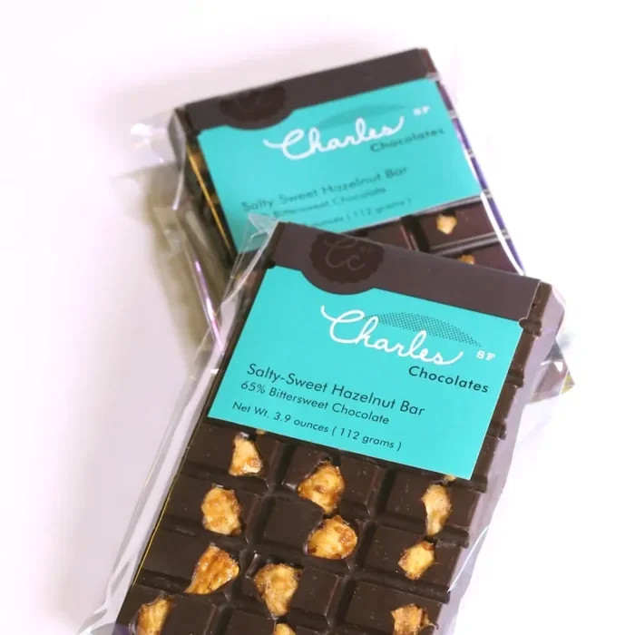 Charles Chocolates Chocolate Salty Sweet Hazelnut Bar